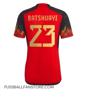 Belgien Michy Batshuayi #23 Replik Heimtrikot WM 2022 Kurzarm
